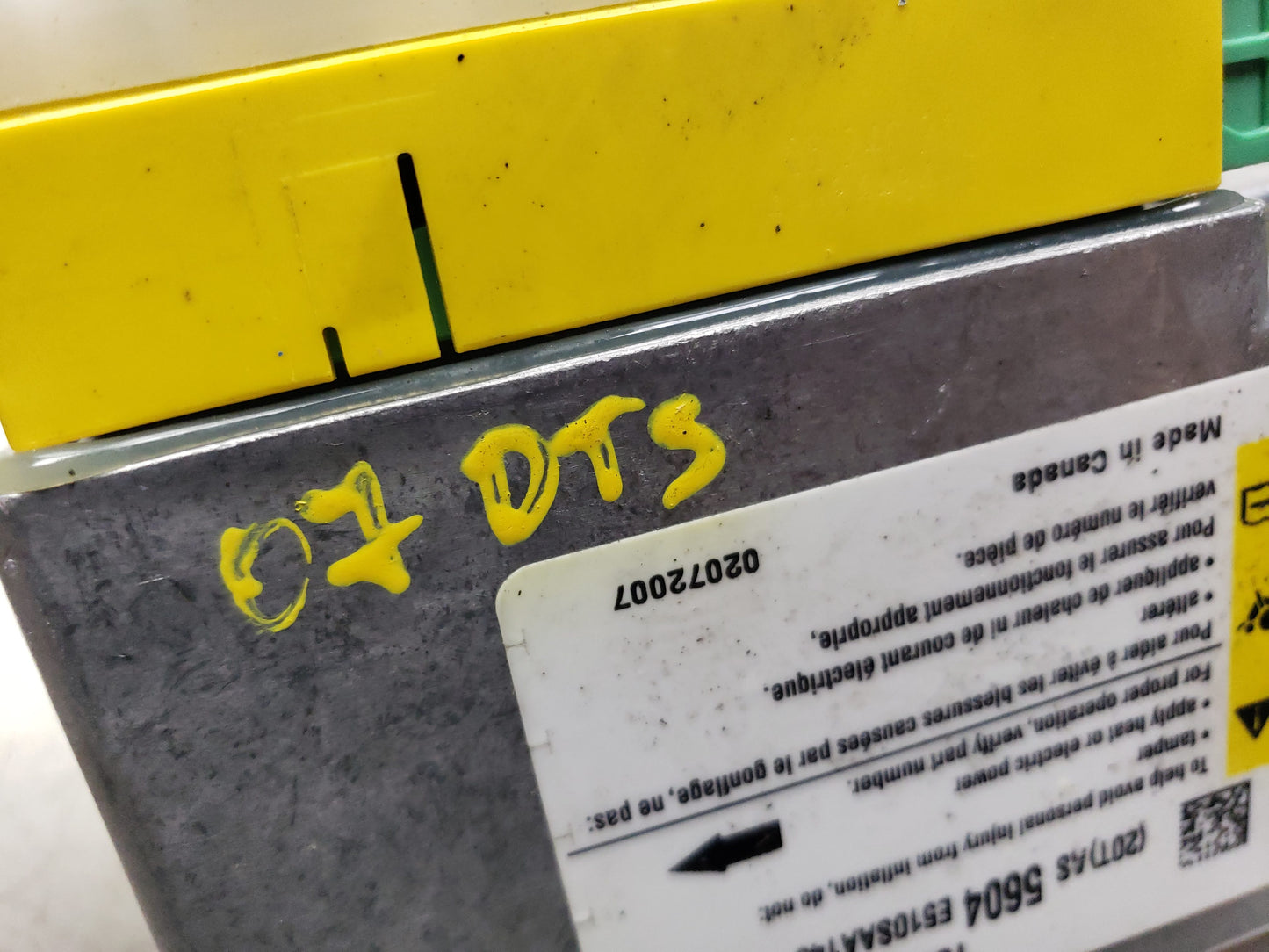 07 - 11 Cadillac DTS Air Bag SRS Control Module OEM