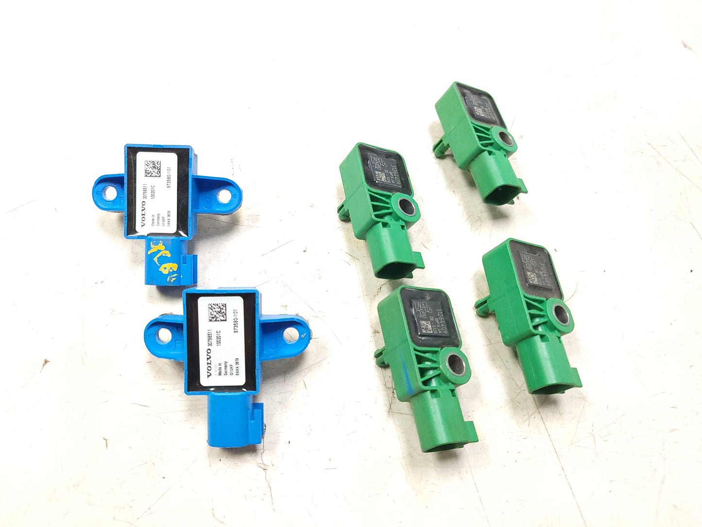 10 11 12 13 VOLVO XC60 Impact Crash Sensor 6Pcs OEM