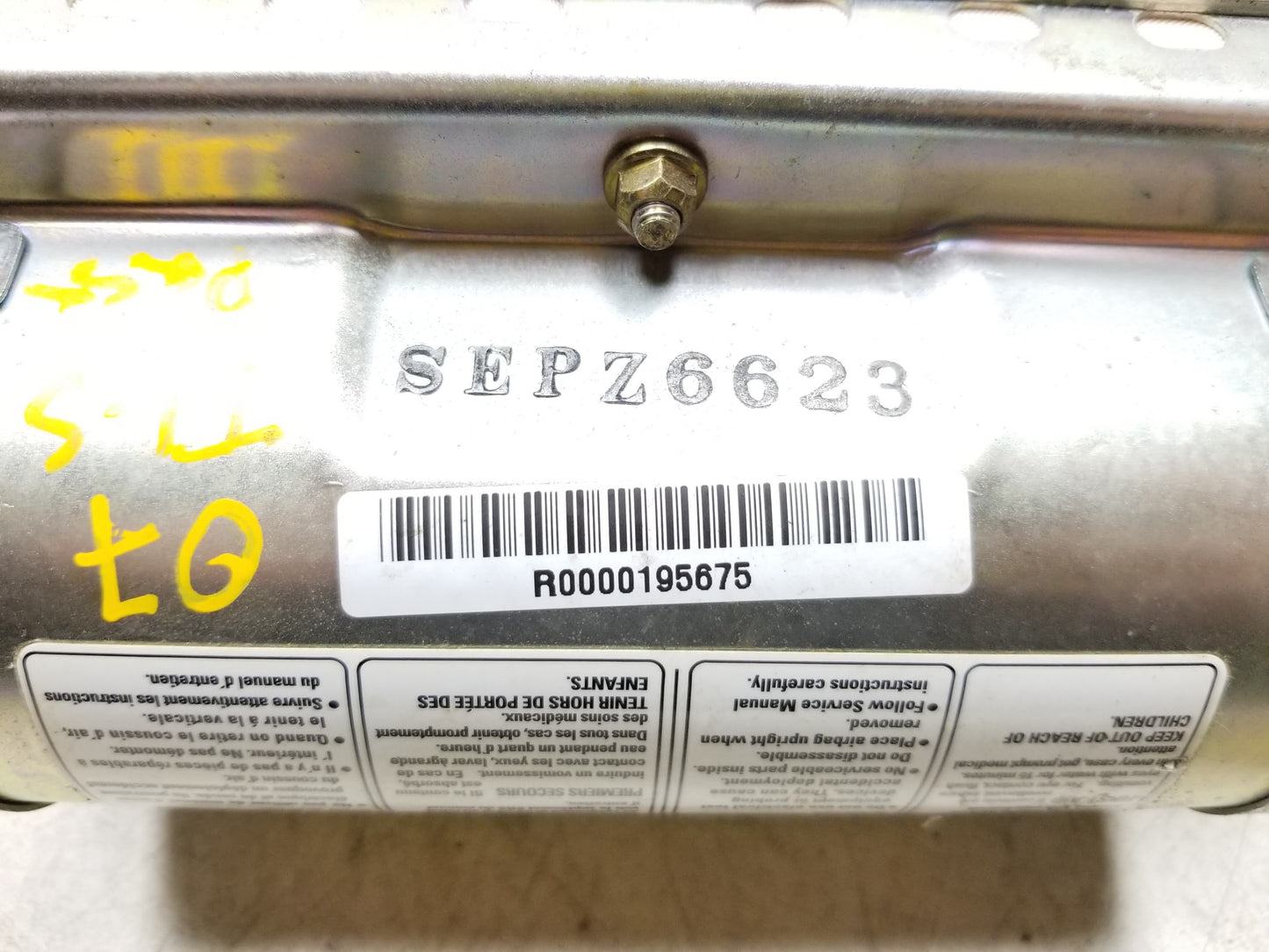 2004-2008 Acura TL Type S Dash Dashboard Air Bag SRS Airbag Right Passenger OEM