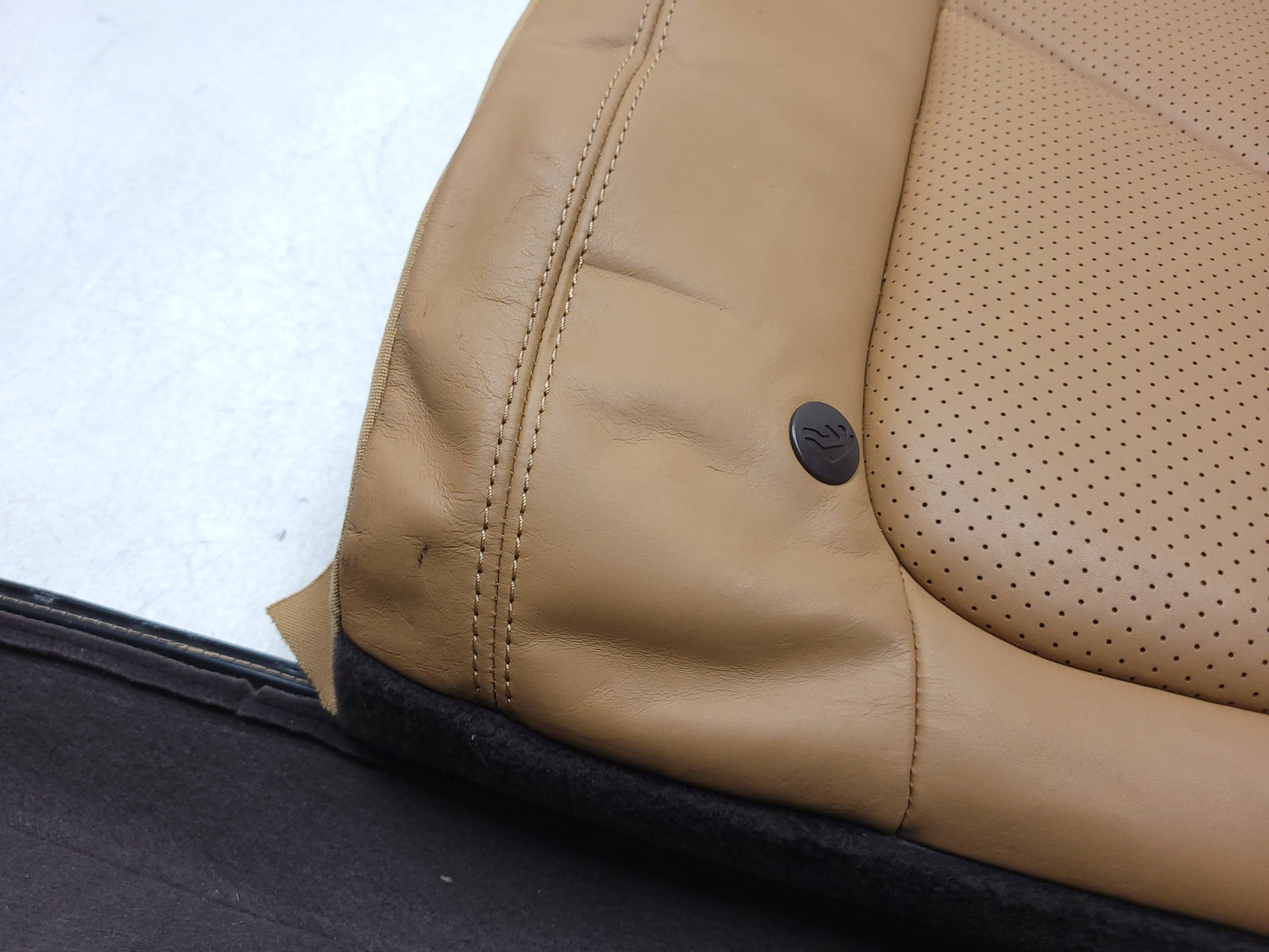 11-17 Porsche Cayenne 958 Rear Seat Back Backrest Upper Left & Right w/ Air Bag SRS