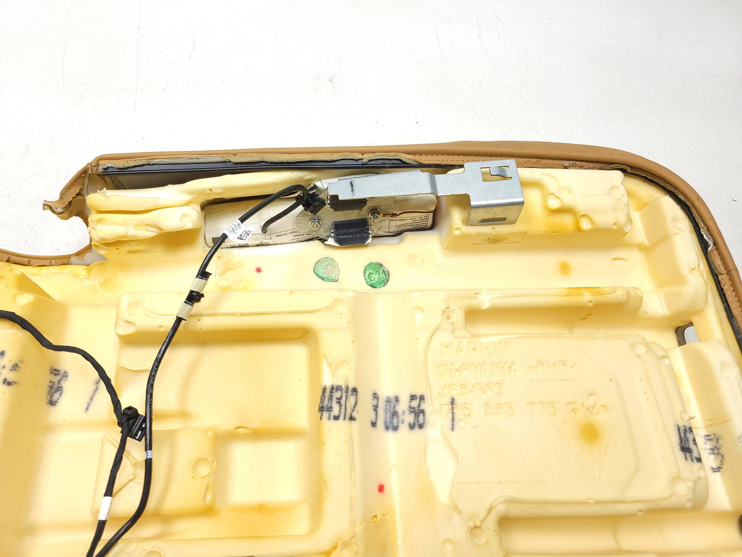 11-17 Porsche Cayenne 958 Rear Seat Back Backrest Upper Left & Right w/ Air Bag SRS