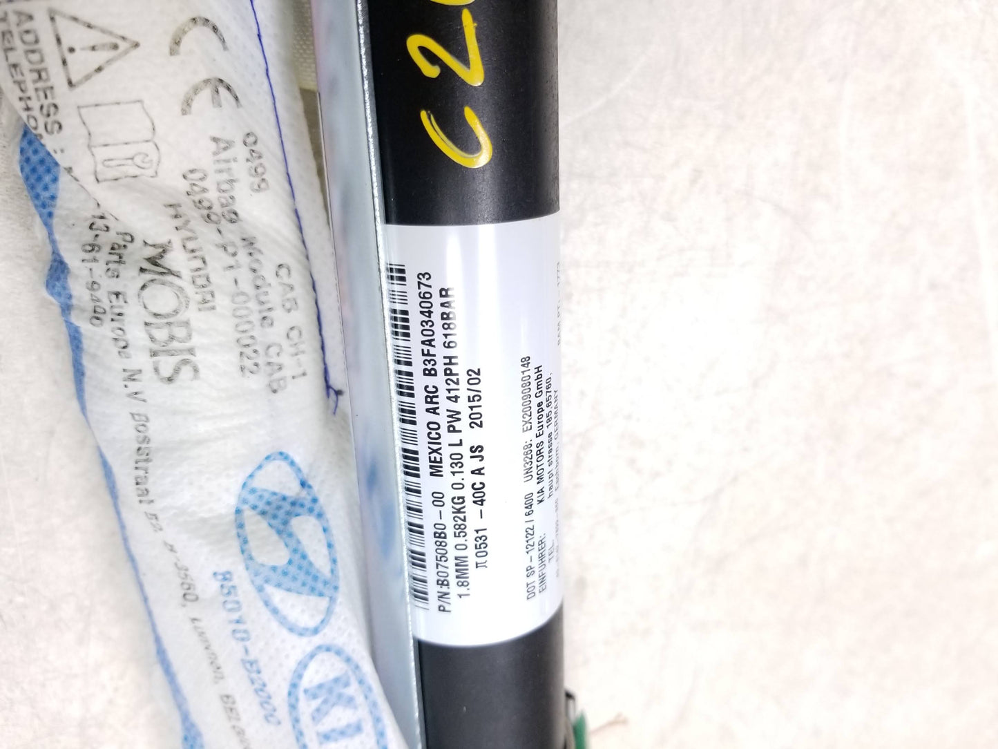 2014 - 2019 Kia Soul Curtain Air bag SRS Airbag Left Driver Side OEM