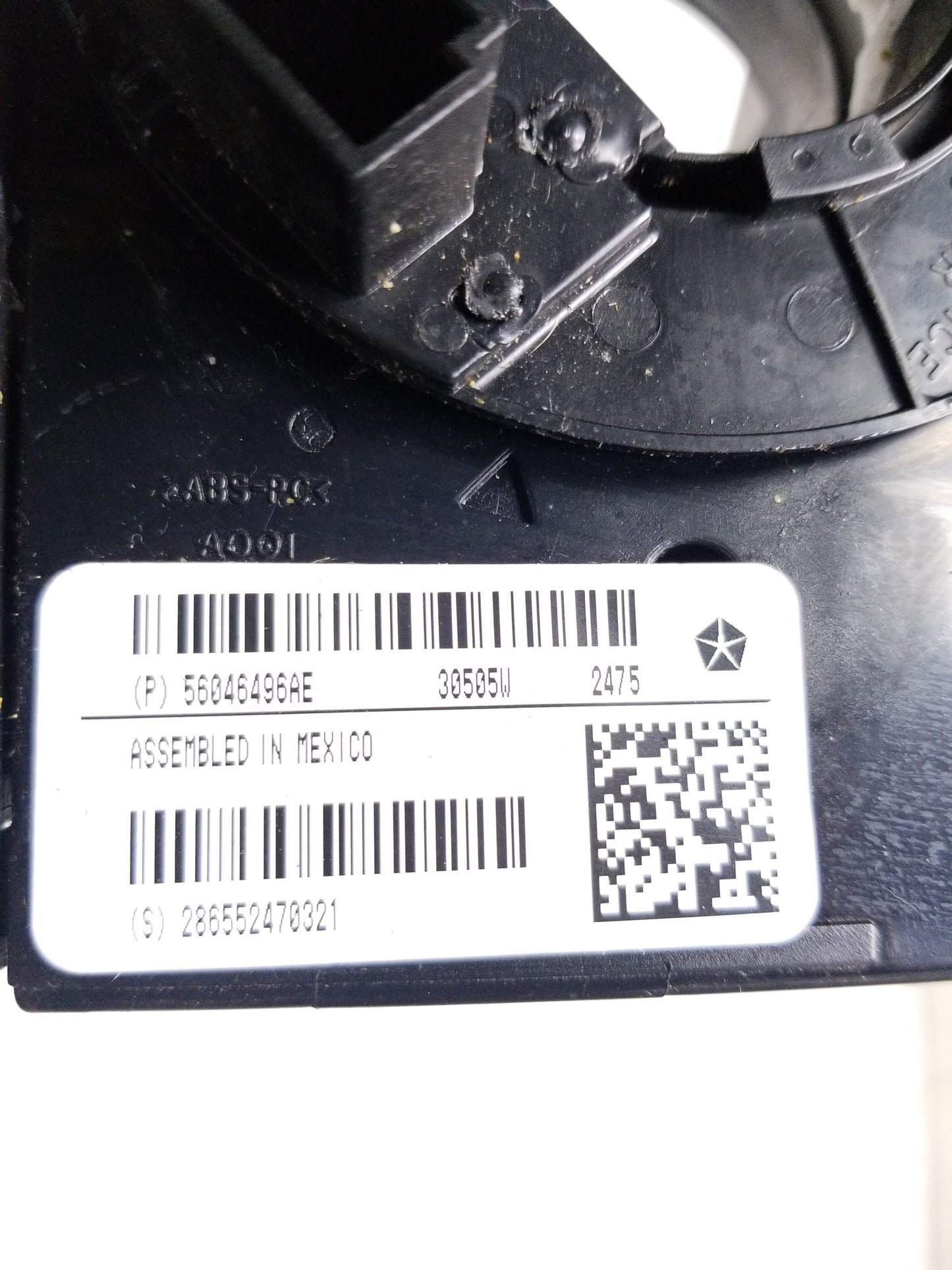 2012 - 2017 Dodge Grand Caravan Clock Spring OEM