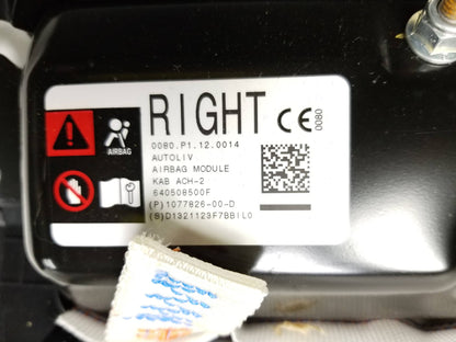 2021 Tesla Model 3 Dash Passenger Knee Airbag SRS Air Bag OEM