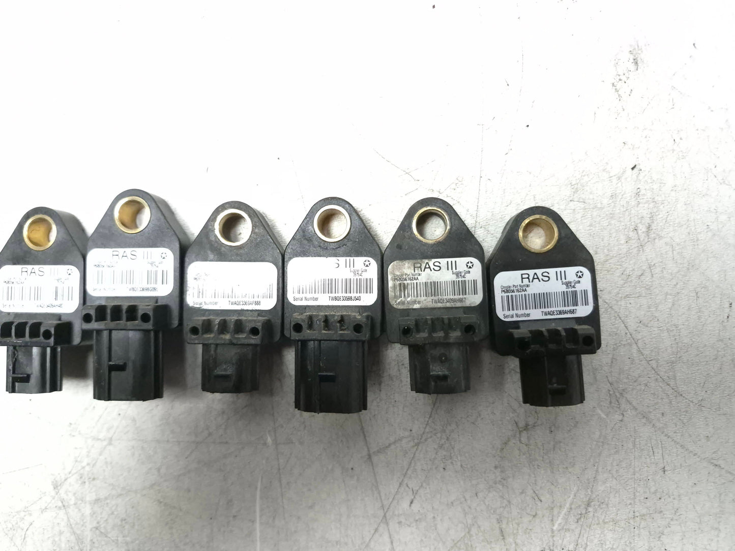 2010 Dodge Caliber SXT SRS Impact Crash Sensor 6Pcs OEM