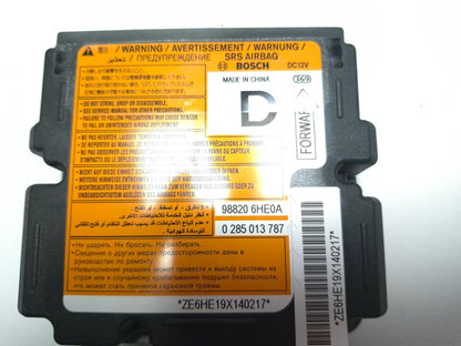 2020 Infiniti Q50 Control Module Airbag SRS Air Bag OEM