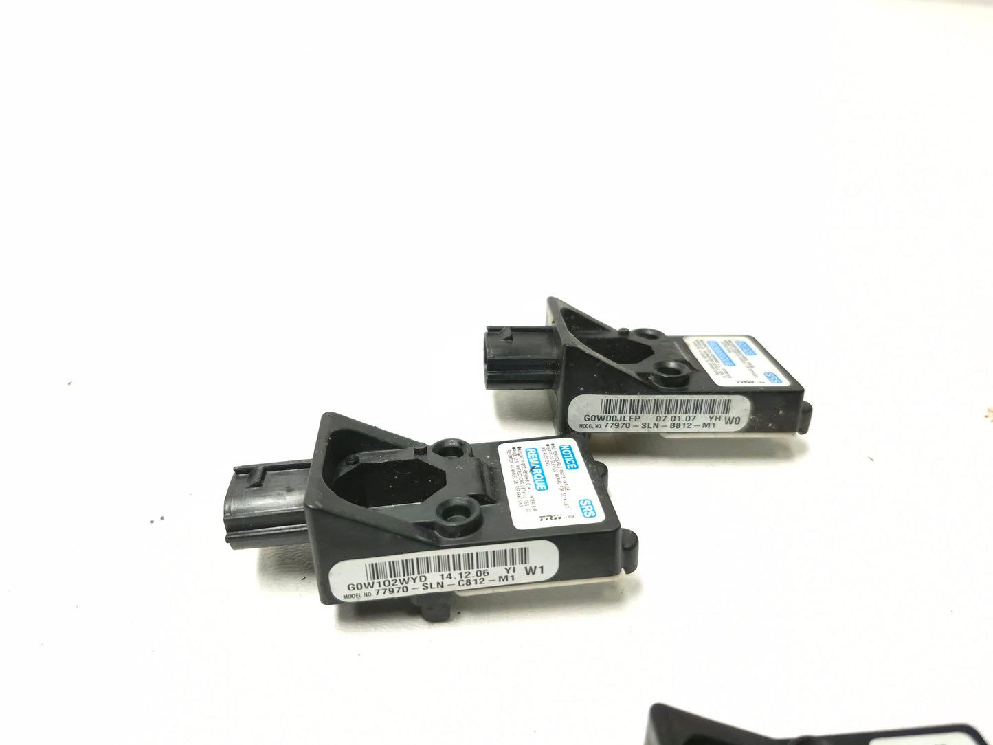 2007 2008 Honda Fit Crash Impact SRS Air Bag Sensor 4Pcs OEM