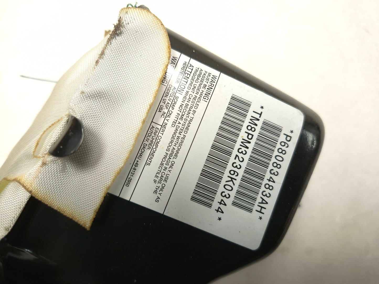 2017 Dodge Journey Dash Passenger Air Bag SRS Airbag OEM