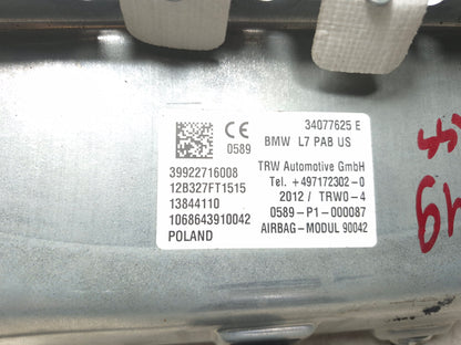 2013 BMW 328iX Dash Dashboard Air Bag SRS Airbag Right Passenger OEM