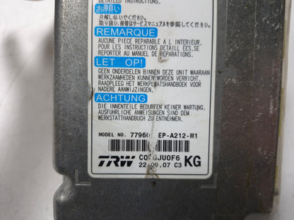 2007 2008 Acura TL Air Bg SRS Control Module Computer OEM