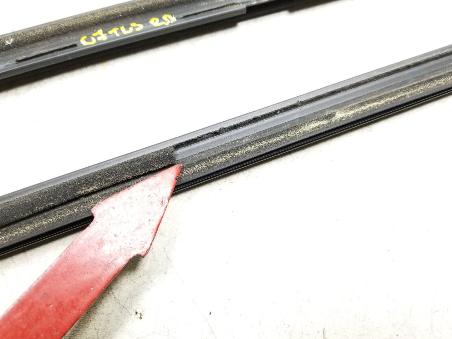 2007 2008 Acura Tl Door Window Belt  Molding Trim Driver Side Left 2pcs OEM