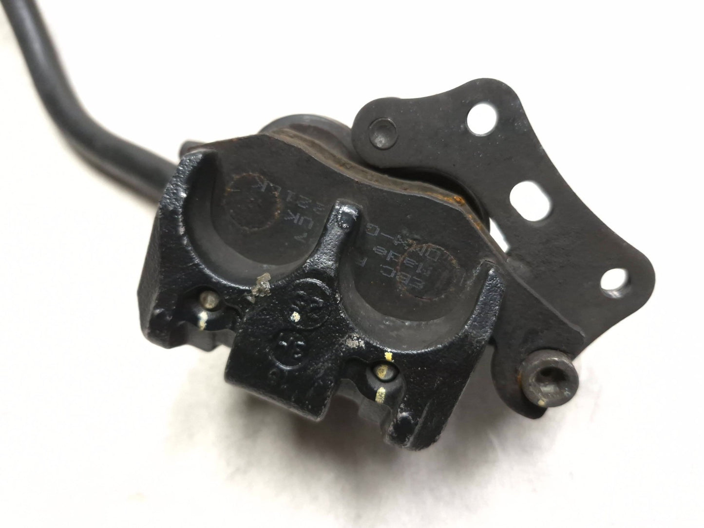 2014 Kawasaki Ninja 300ex300a Right Fotpeg W/ Brake Cylinder & Brake Caliper OEM
