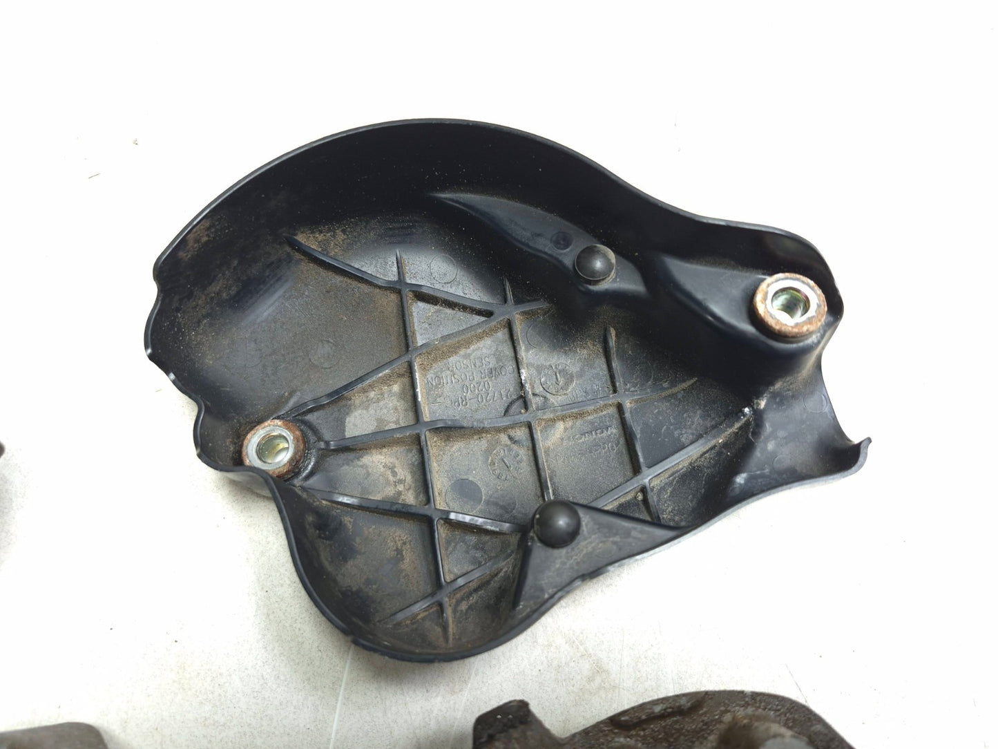 2013 Honda Fit 1.5l Automatic Transmission Cover & Bracket Driver Side Set OEM