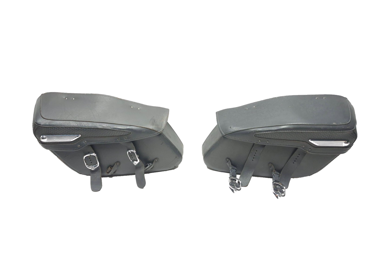 1998-2007 Harley Road King Classic Leather Saddlebag Left & Right OEM