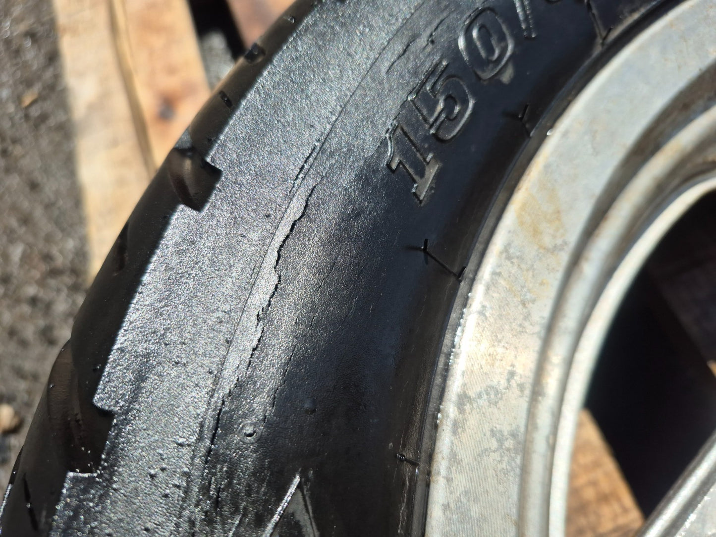 1997 Honda Magna Vf750 Front & Rear Wheel Rim OEM