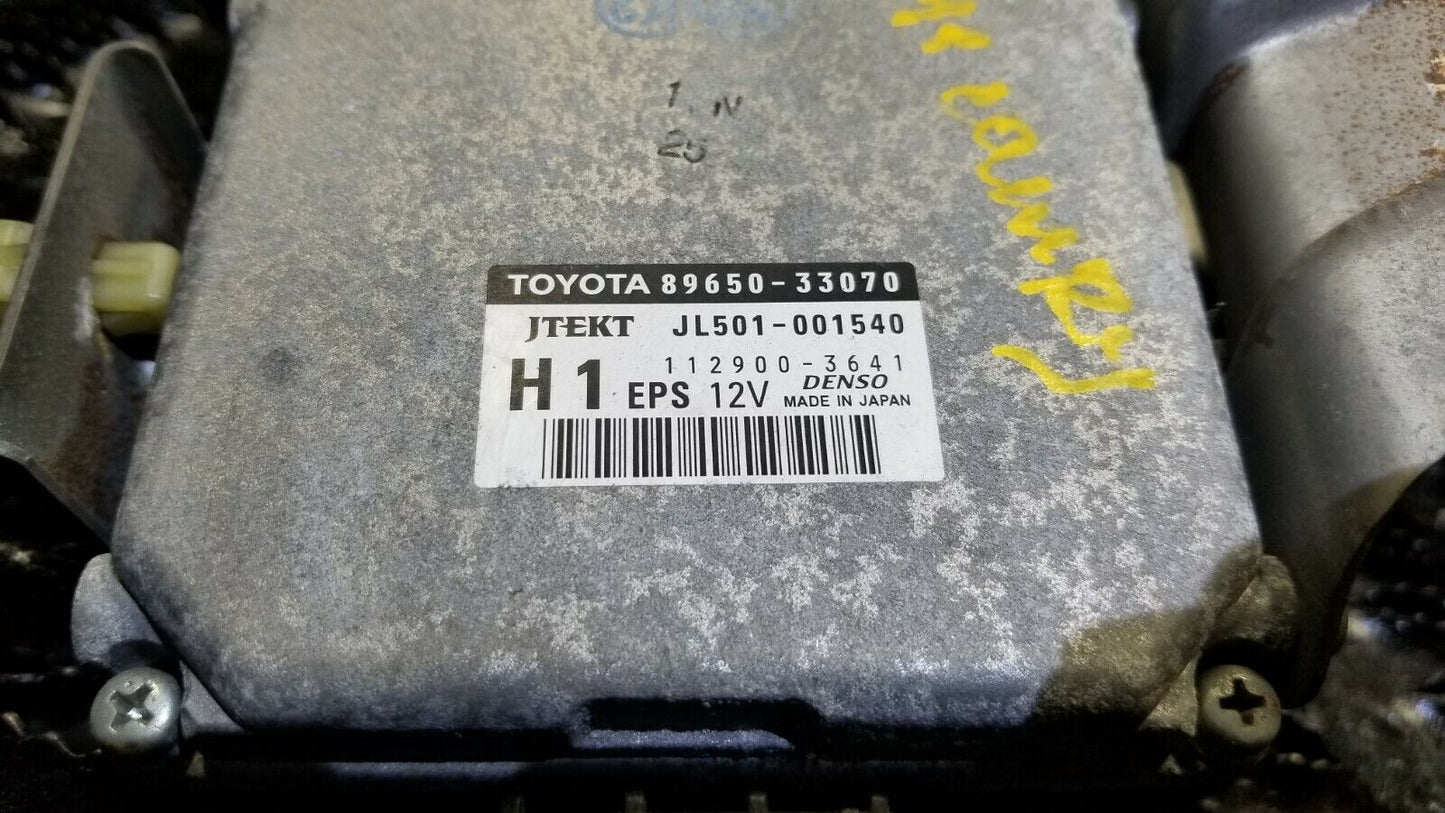 09 10 11 Toyota Camry Hybrid Electric Steering Control Module 89650-33070 OEM