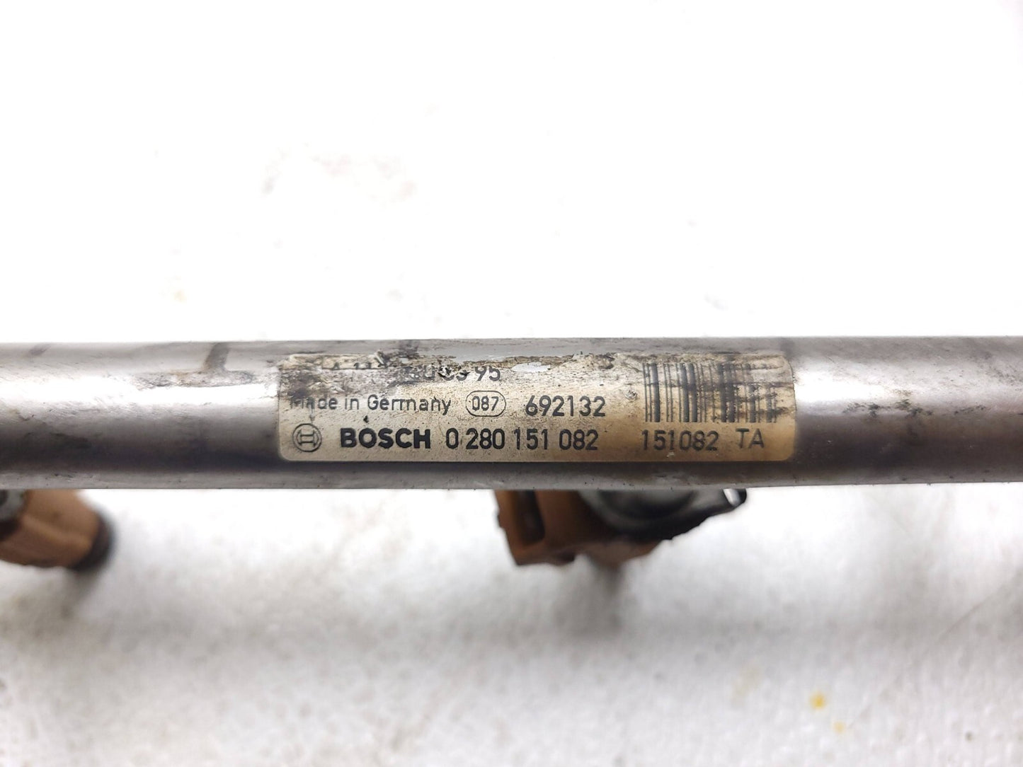 2007 Mercedes Ml500 Fuel Rail W/ Injectors OEM