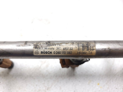 2007 Mercedes Ml500 Fuel Rail W/ Injectors OEM