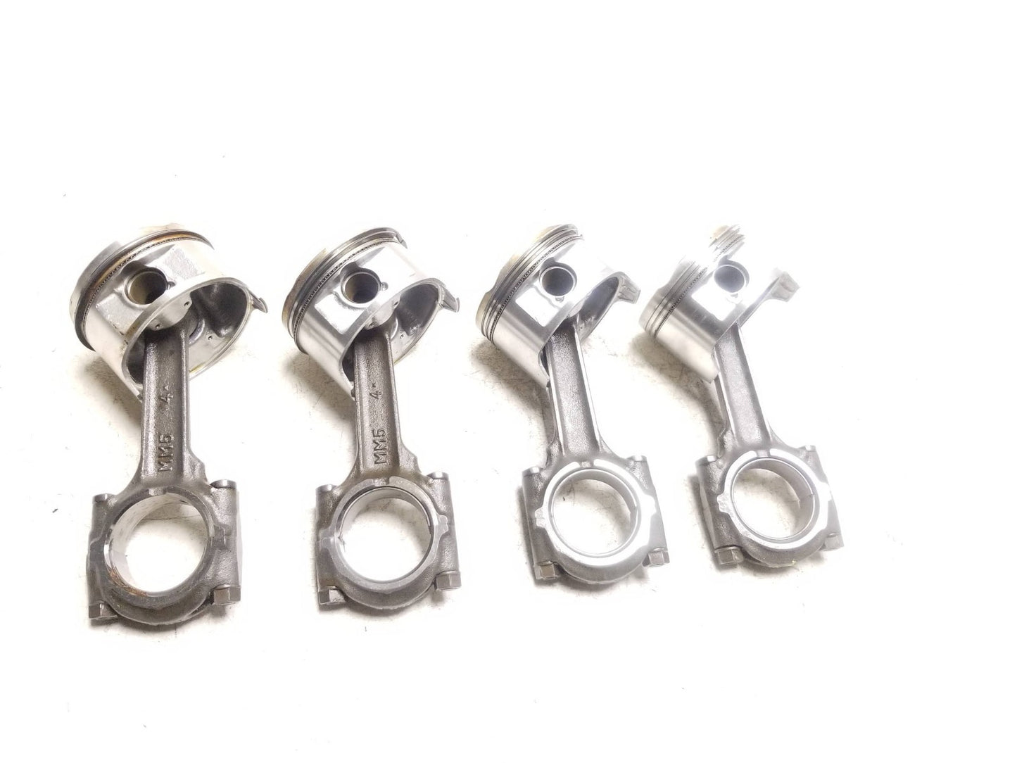 1987 Honda Cbr1000f Hurricane Piston & Connecting Road 4pcs OEM