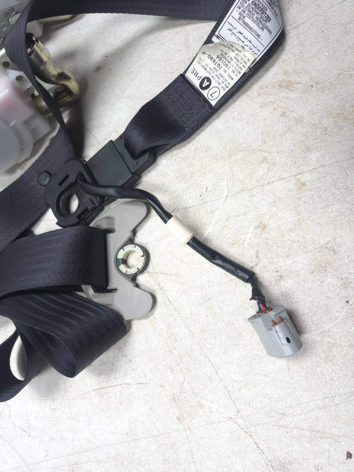 2009 Lexus IS250 Front Seat Belt Retractor Left & Right OEM