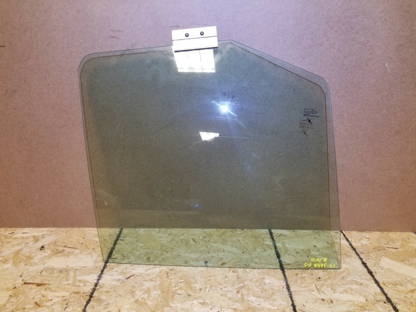 2007 Saab 9-5 Aero Sedan Rear Door Window Glass Right Passenger Side OEM