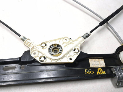 2007 BMW 530i E60 Front Window Regulator Passenger Side Right Without Motor OEM