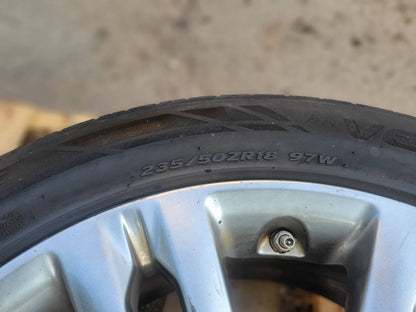 2009 Genesis Sdn Wheel Rim W/ Tire Nankook Ventus S1 235/50zr18 2pcs OEM