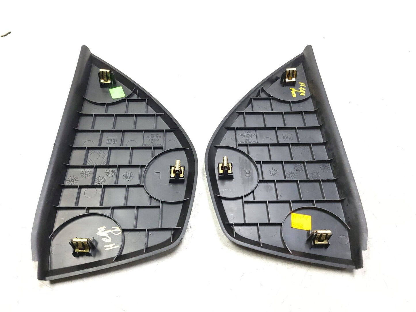 10-15 Chevrolet Equinox Dash End Cap Cover Left & Right Pair OEM