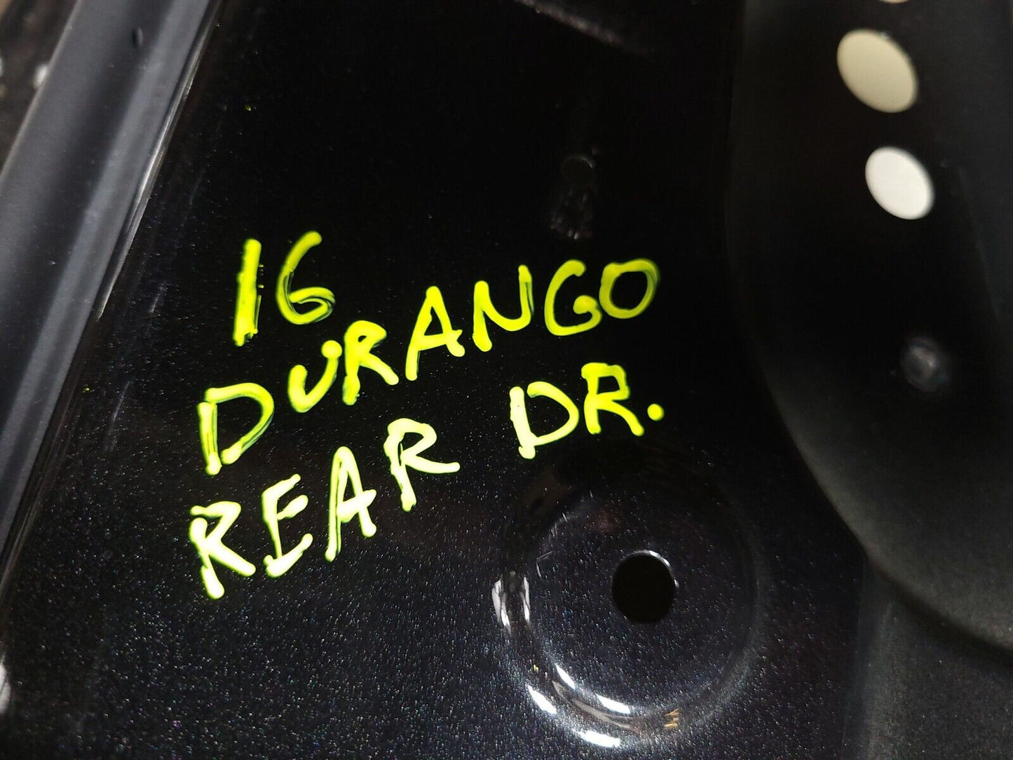 2011 - 2020 Dodge Durango Door Shell Rear Driver Side Left OEM