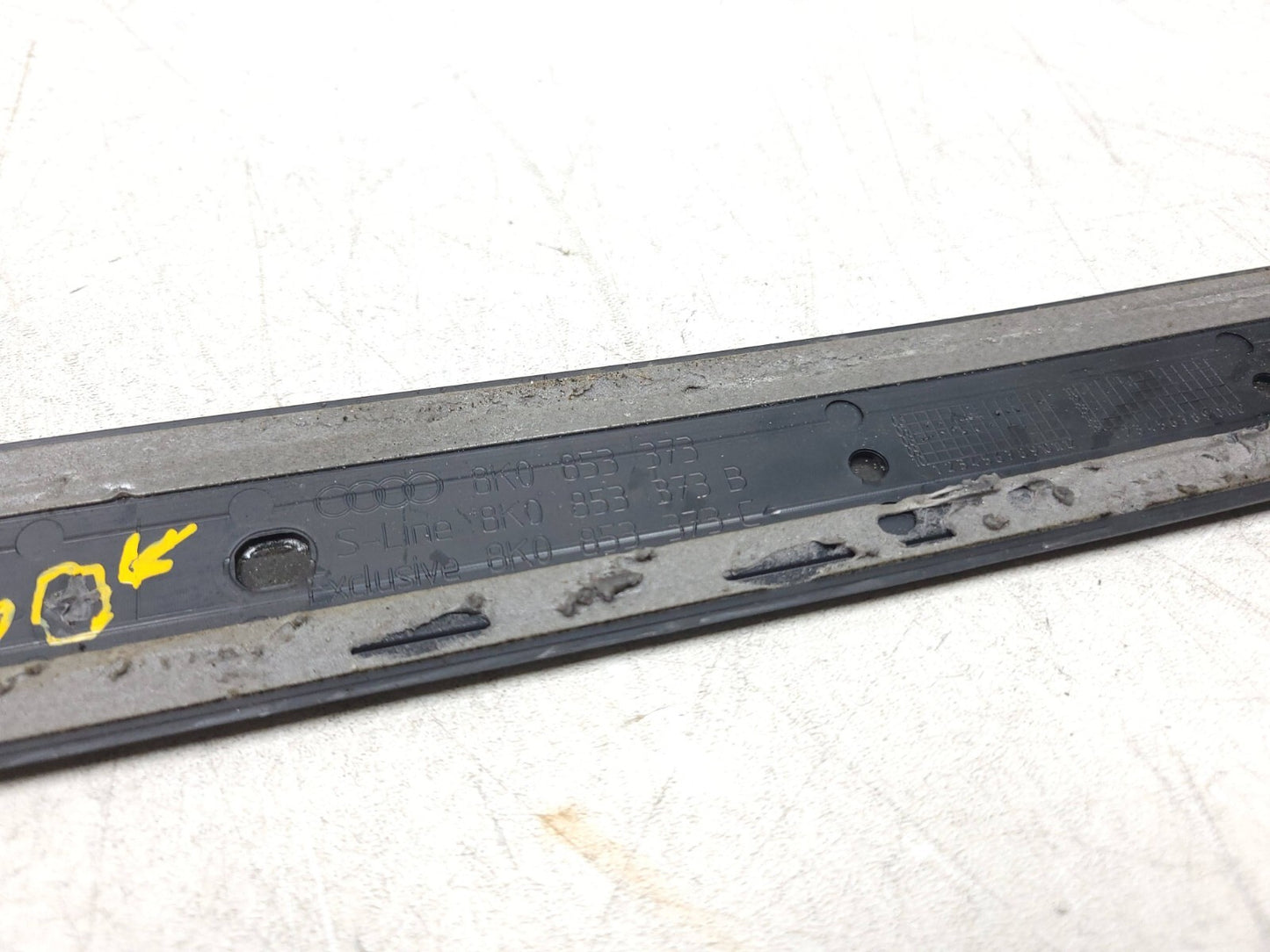 2009 - 2016 Audi A4 S4 Sedan Door Sill Scuff Plate Trim 4 Pcs OEM