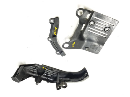 2015-2018 Ducati Monster 821 Front Voltage Rectifier & Brake Line Cover 3pcs OEM