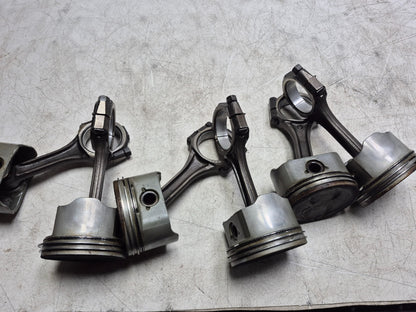 Yale Forklift V6 4.3l Engine Piston W/ Connecting Rod 6 Pcs OEM