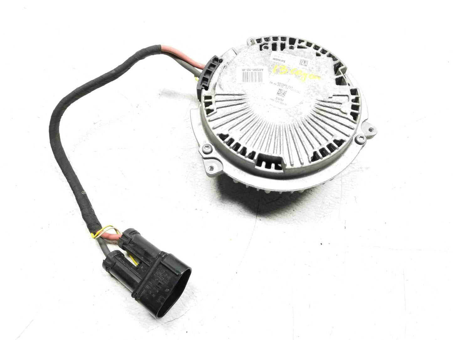 2013 Porsche Cayenne Cooling Fan Motor OEM