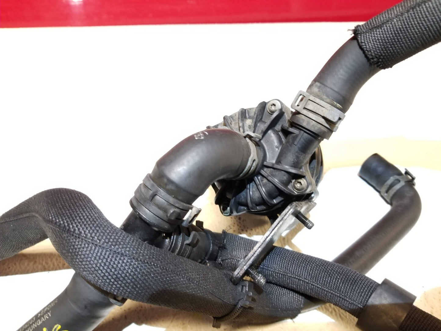 2014 Audi A6 C7 Engine Auxiliary Coolant Water Pump W/ Hose OEM