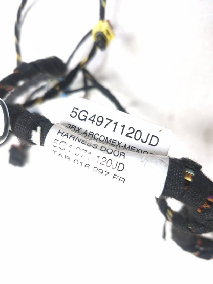 2015 Volkswagen Golf Tsi Front Door Wiring Harness Left Driver Side OEM