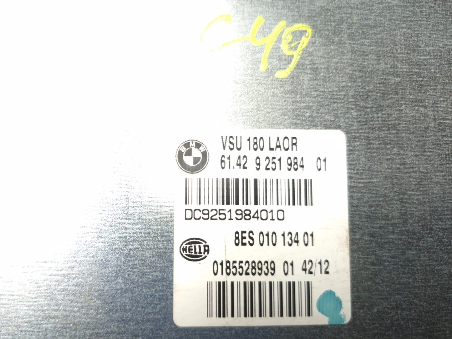 2013 BMW 328i F30 Voltage Converter Control Module OEM