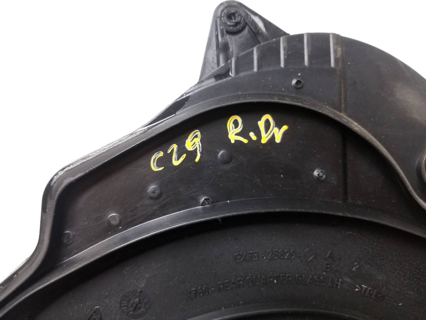 2017 Jaguar Xe Rear Driver Side Left Door Vent Window Glass OEM Gx73-25829-a