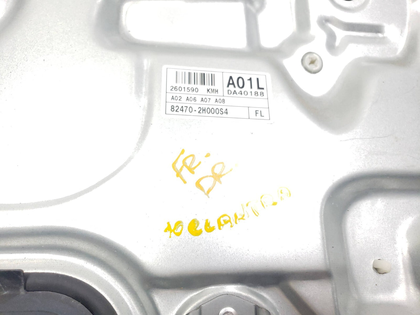 07-10 Hyundai Elantra Door Window Regulator Panel Front Driver Side Left OEM