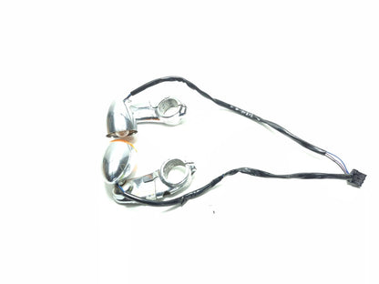 2004-2022 Harley Sportster 883 1200 Front Bullet Turn Signals Fork Mount Lh & Rh