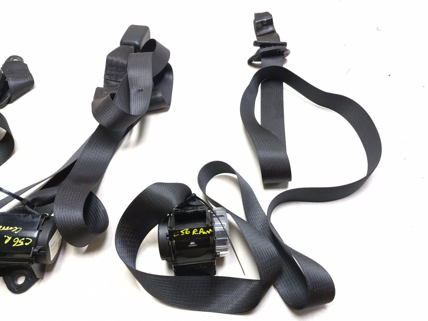 2020 Dodge Challenger Rear Seat Belt Retractor 3 Pcs OEM