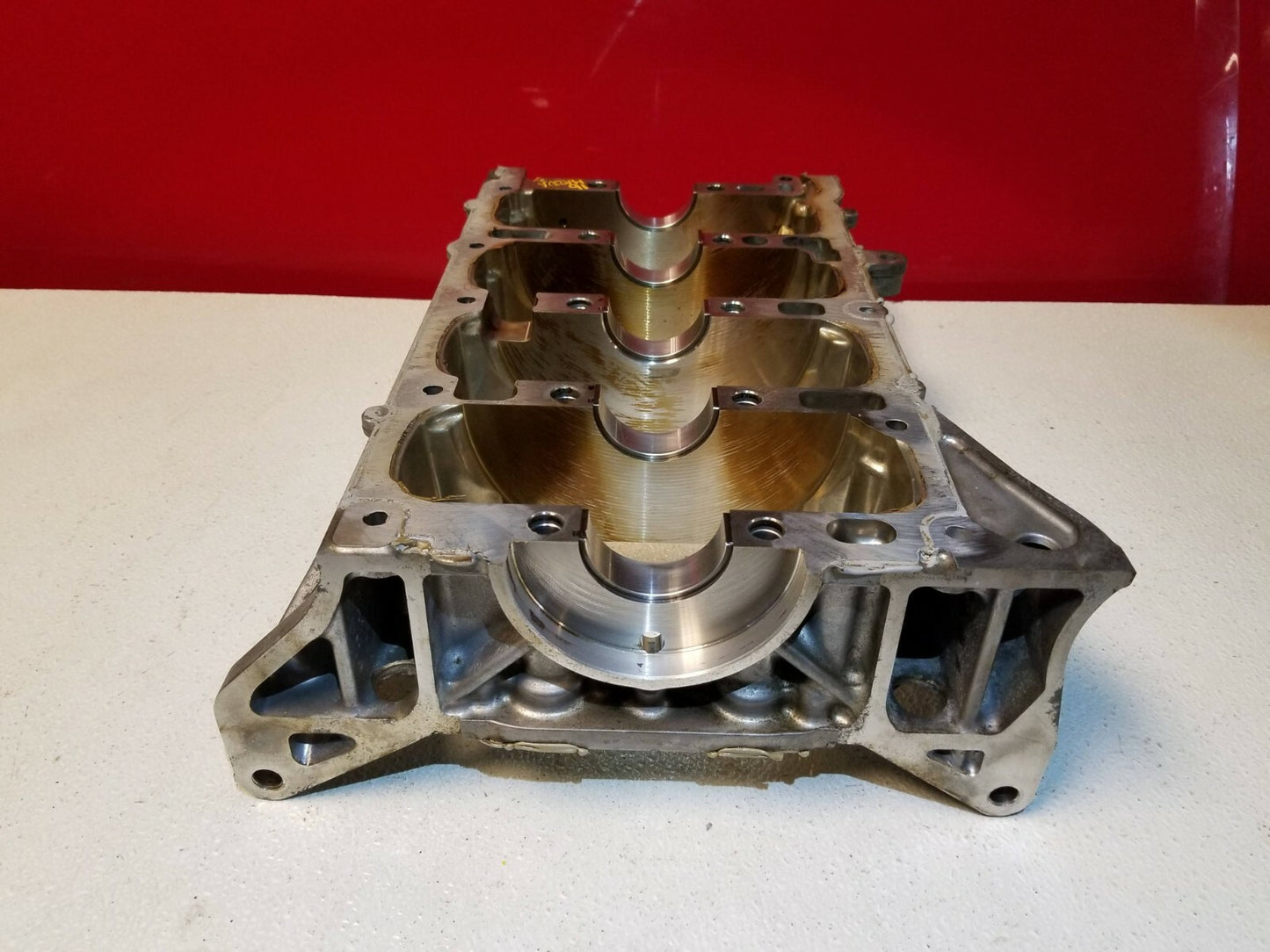 2016 Mazda 3 2.0l Engine Crankshaft Lower Block Housing OEM