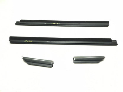 2011 BMW 750li Rear Door Inner Window Molding Left & Right 4 Pcs OEM