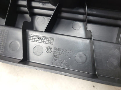 07-13 BMW X5 E70 Trunk Floor Rail Guide Panel Pair OEM