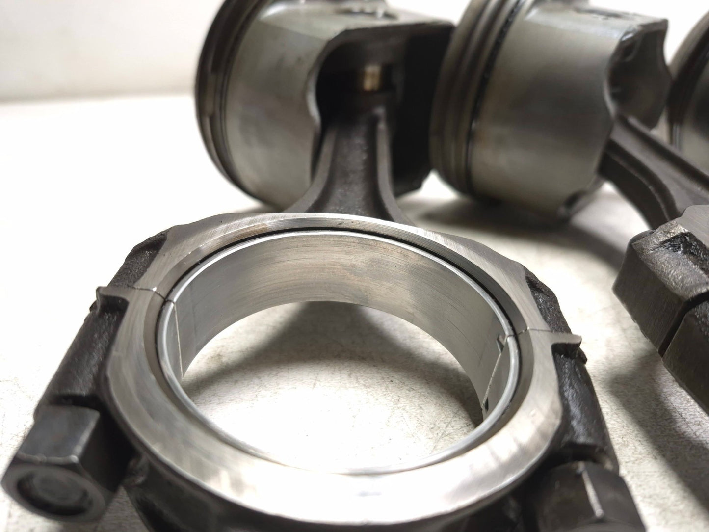 Yale Forklift V6 4.3l Engine Piston W/ Connecting Rod 6 Pcs OEM