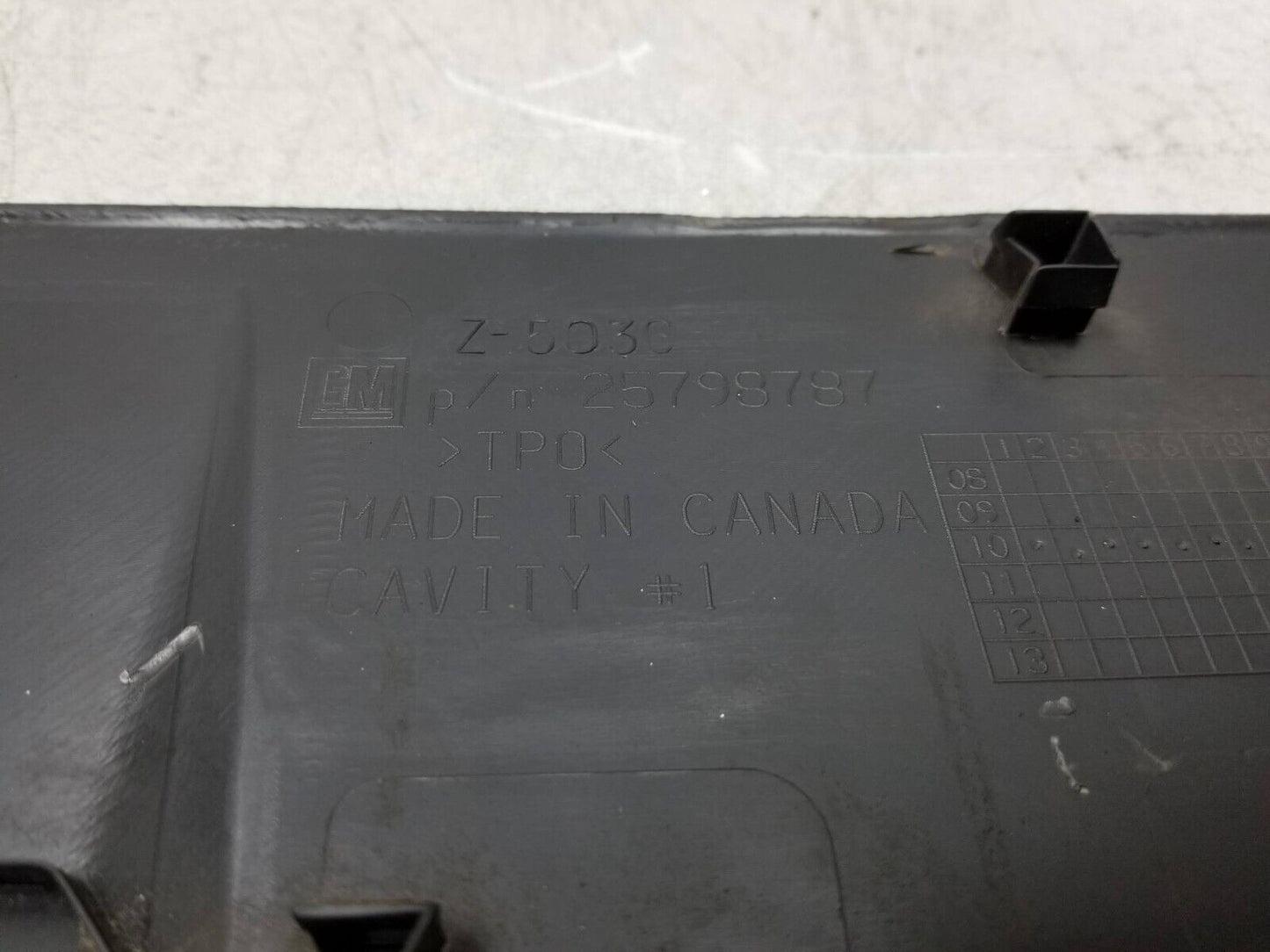 2010 - 2015 Chevrolet Equinox Rear Bumper Lower Valance Cover OEM
