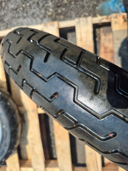 1985 Honda Shadow Vt500c Wheel Rim W/ Tire Front & Rear *straight* OEM