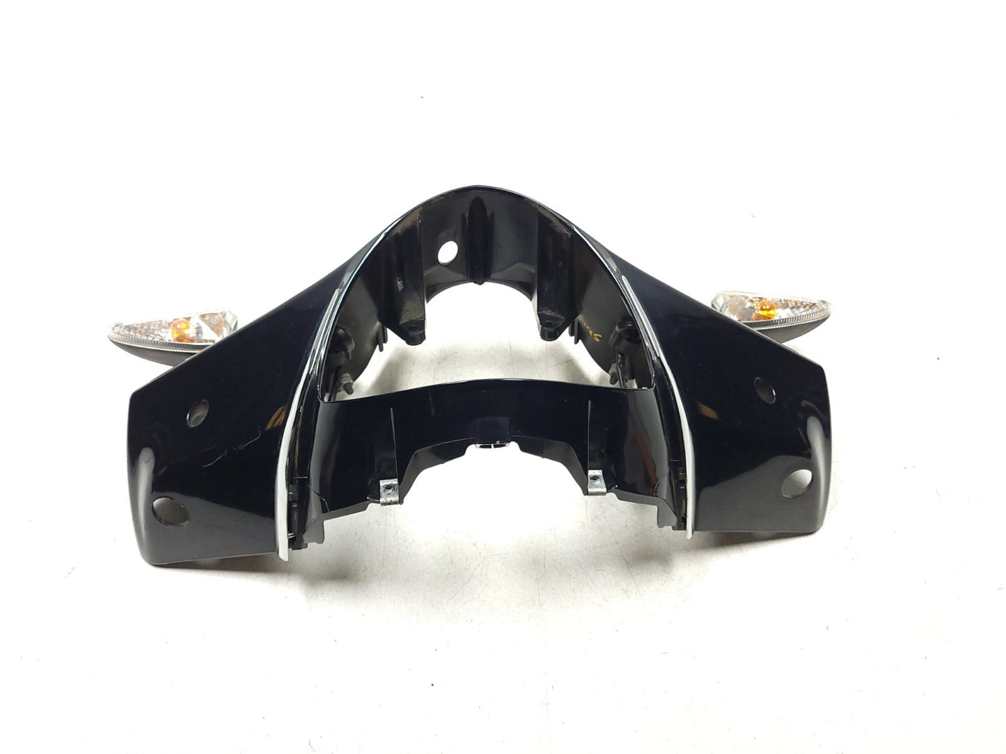 2017 Piaggio Fly Front Handlebar Cover W/ Turn Signal Assy OEM