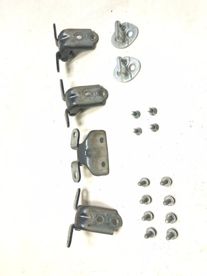 2012 Hyundai Sonata Driver Side Door Hinge & Latch 6pcs W/ Bolt 12pcs OEM