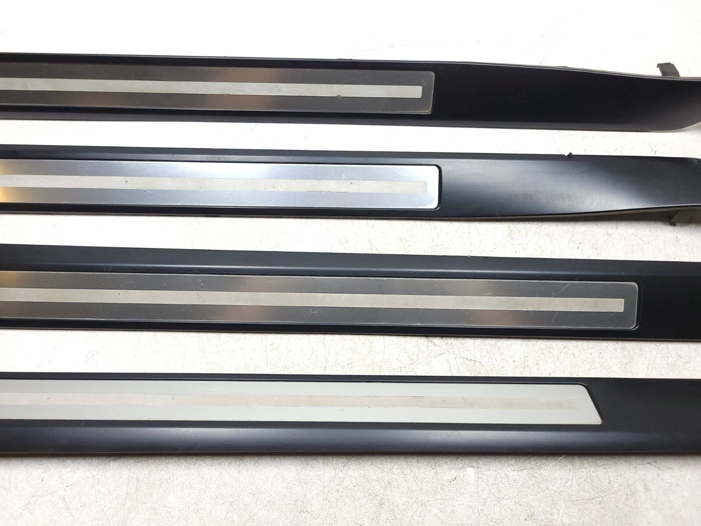 2004 - 2010 Audi A8l Door Sill Scuff Plate Trim 4pcs OEM