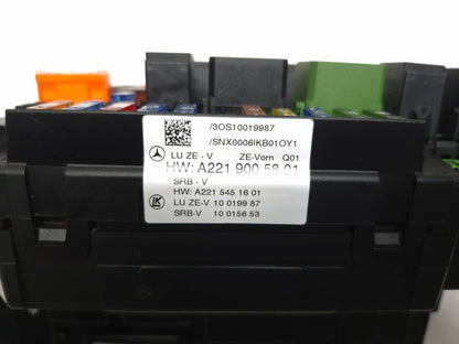 2010 Mercedes S400 W221 Front Under Hood Fuse Box Sam Module   OEM